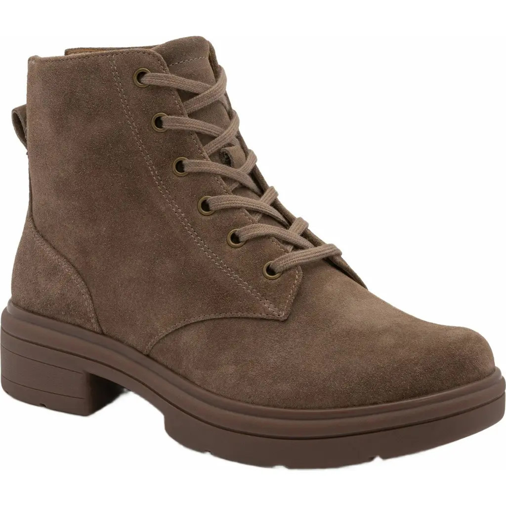 ABEO Vista Lace Boot in Taupe Suede - Regular at Nordstrom, Size 9.5 | Nordstrom