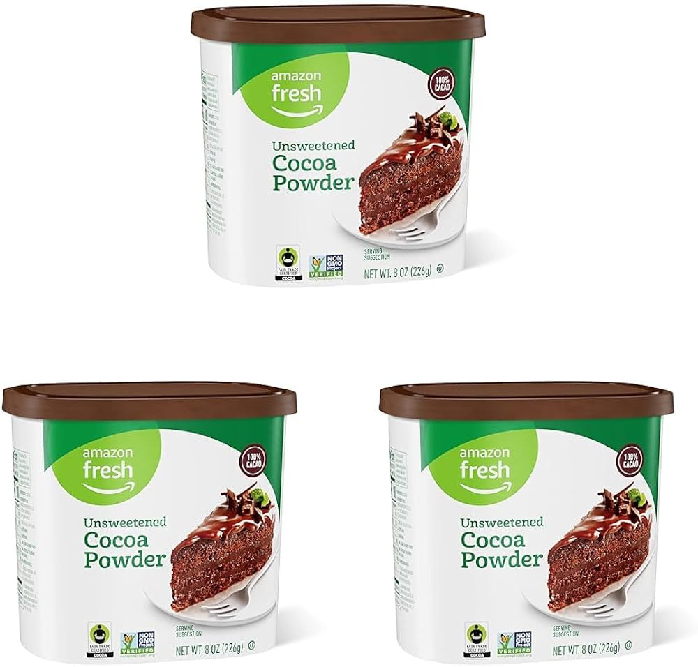 Amazon Fresh, Unsweetened Cocoa Powder, 8 Oz (Pack of 3) | Amazon (US)