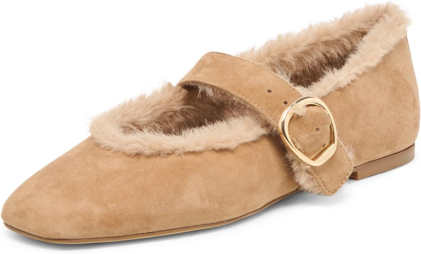 Dolce Vita Women's Mella Plush Flats | Amazon (US)