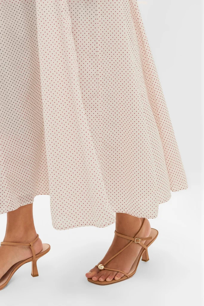 Cream and Red Polka Dot Marlowe Flutter Dress | Tuckernuck (US)