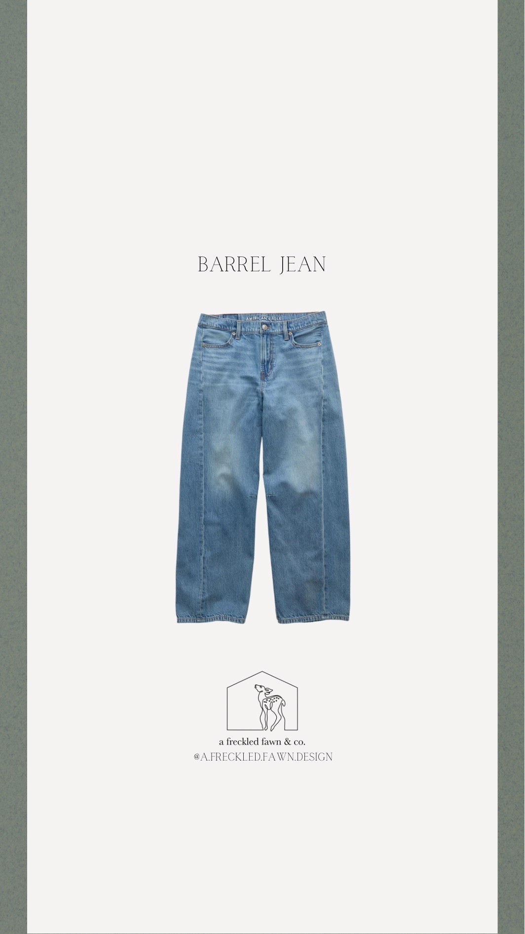 Barrel Jean

#LTKFindsUnder50 #LTKBeauty #LTKStyleTip