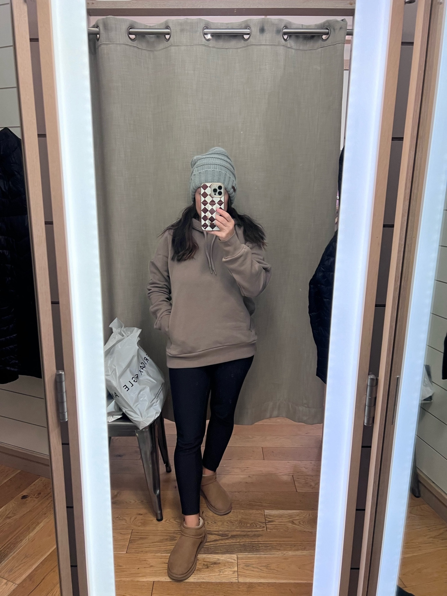 Love this winter outfit. Hoodie is super soft and it’s on sale. It runs true to sizee

Casual outfit | athleisure outfit | women’s hoodie | lululemon legging dupe | fleece lined leggings 

#LTKtravel #LTKstyletip #LTKSeasonal