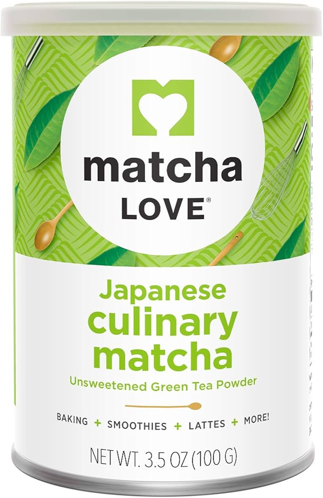 Matcha Love Culinary Matcha 3.5 Ounce Finely Milled Green Tea Leaves, Japanese Style Matcha Powde... | Amazon (US)
