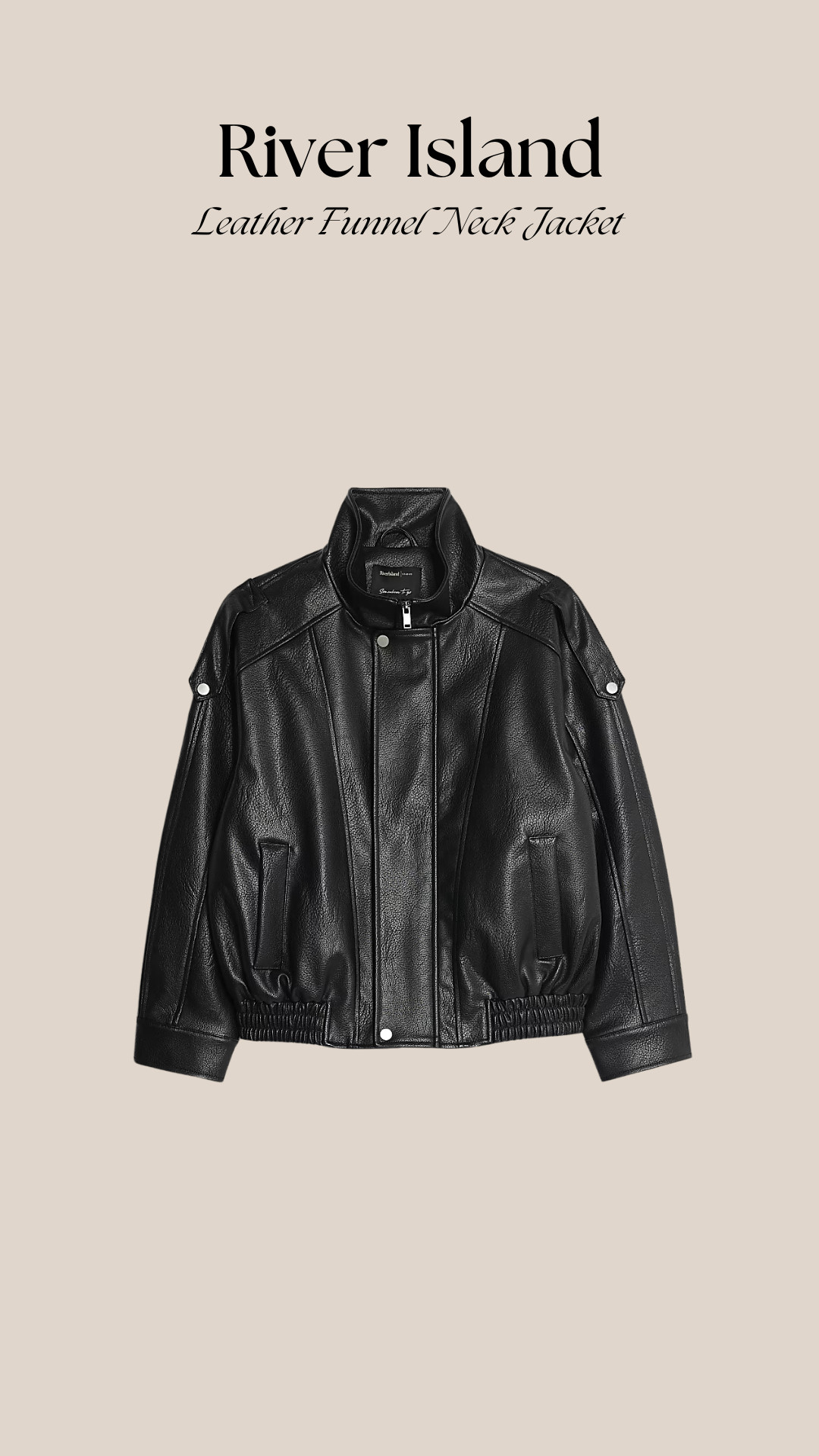 Autumn Outfits, Leather Jacket, River Island 

 

#LTKuk #LTKautumn #LTKstyletip