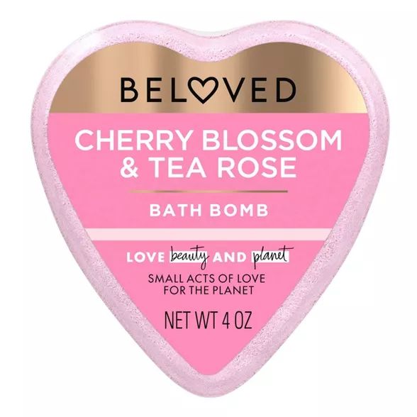 Beloved Cherry Blossom &#38; Tea Rose Bath Bomb - 1ct/4oz | Target
