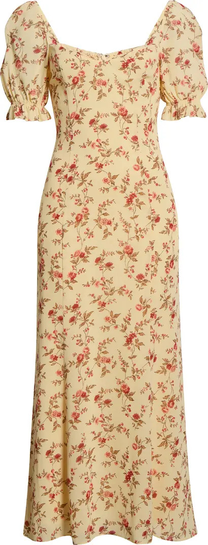 Gloria Floral Puff Sleeve Dress | Nordstrom