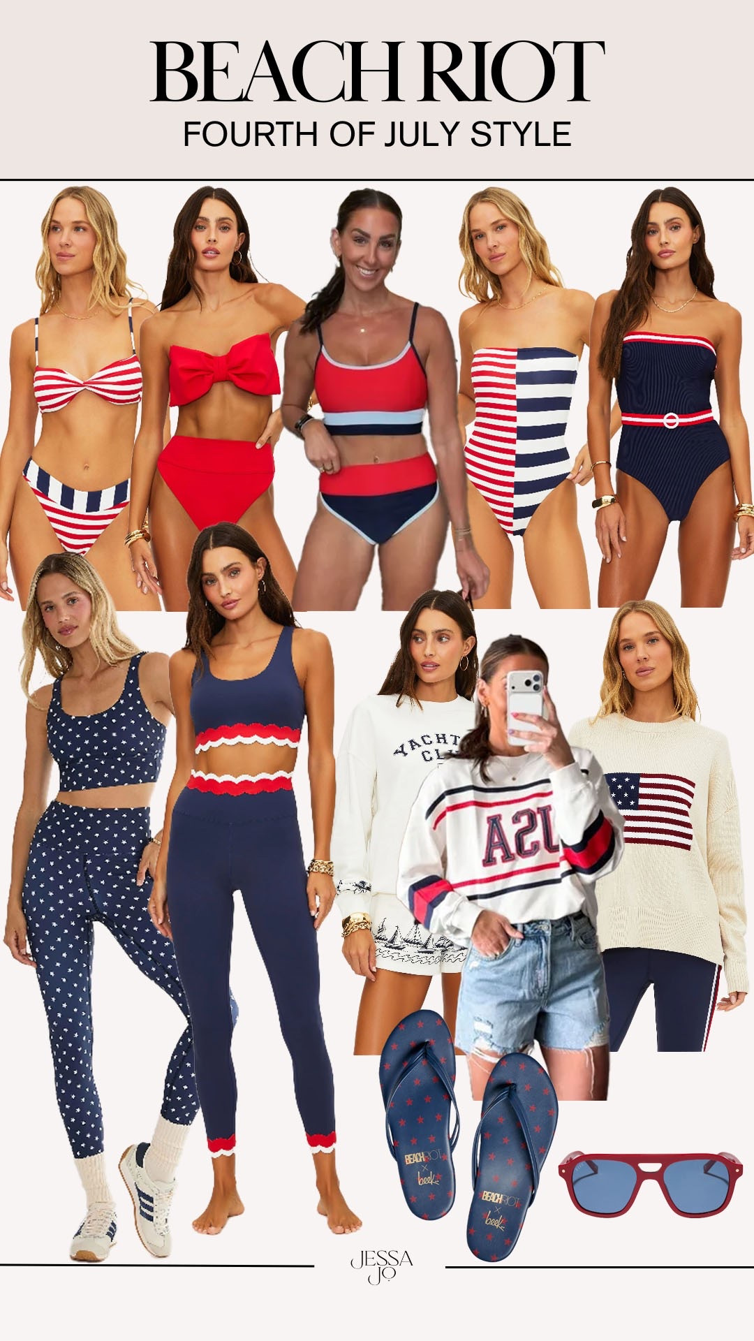 Beach riot Fourth of July style. Beach riot haul. Beach riot Americana collection. Red white blue swim style.

#LTKSeasonal #LTKootd #LTKSwim