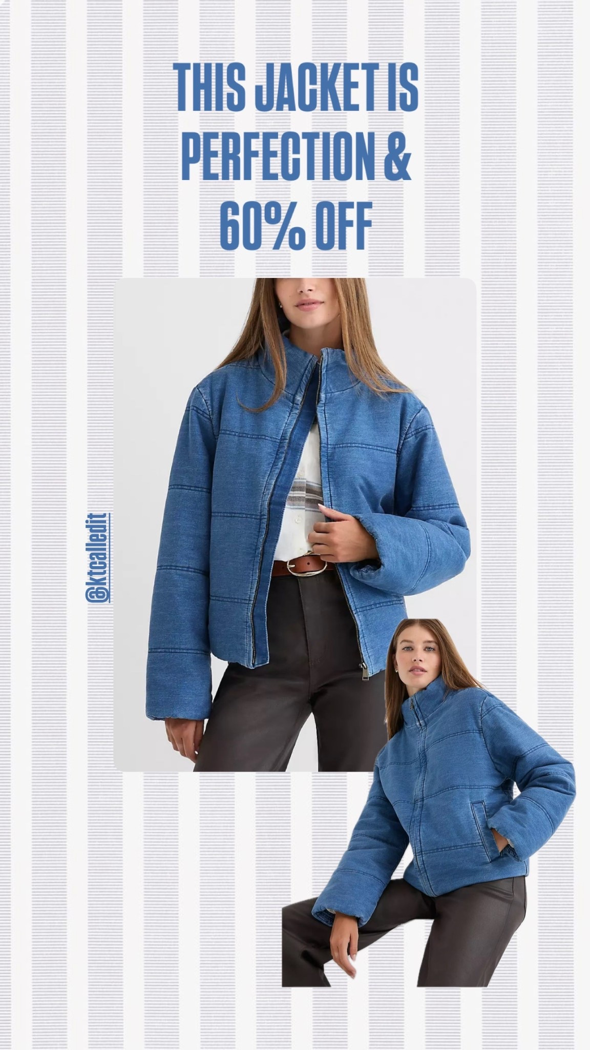 This jacket is an IMMEDIATE YES. 60% OFF!! All sizes stocked! Will sell out fast!

#LTKmomlife #LTKSaleAlert #LTKSeasonal