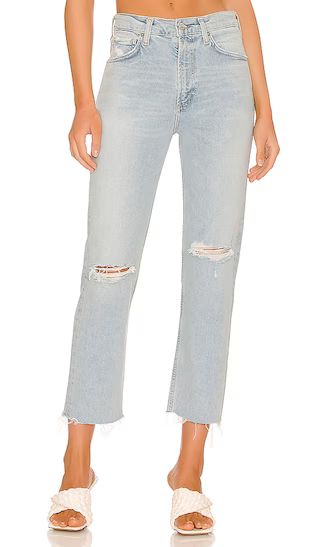 Daphne Crop High Rise Stovepipe in Chakra | Revolve Clothing (Global)