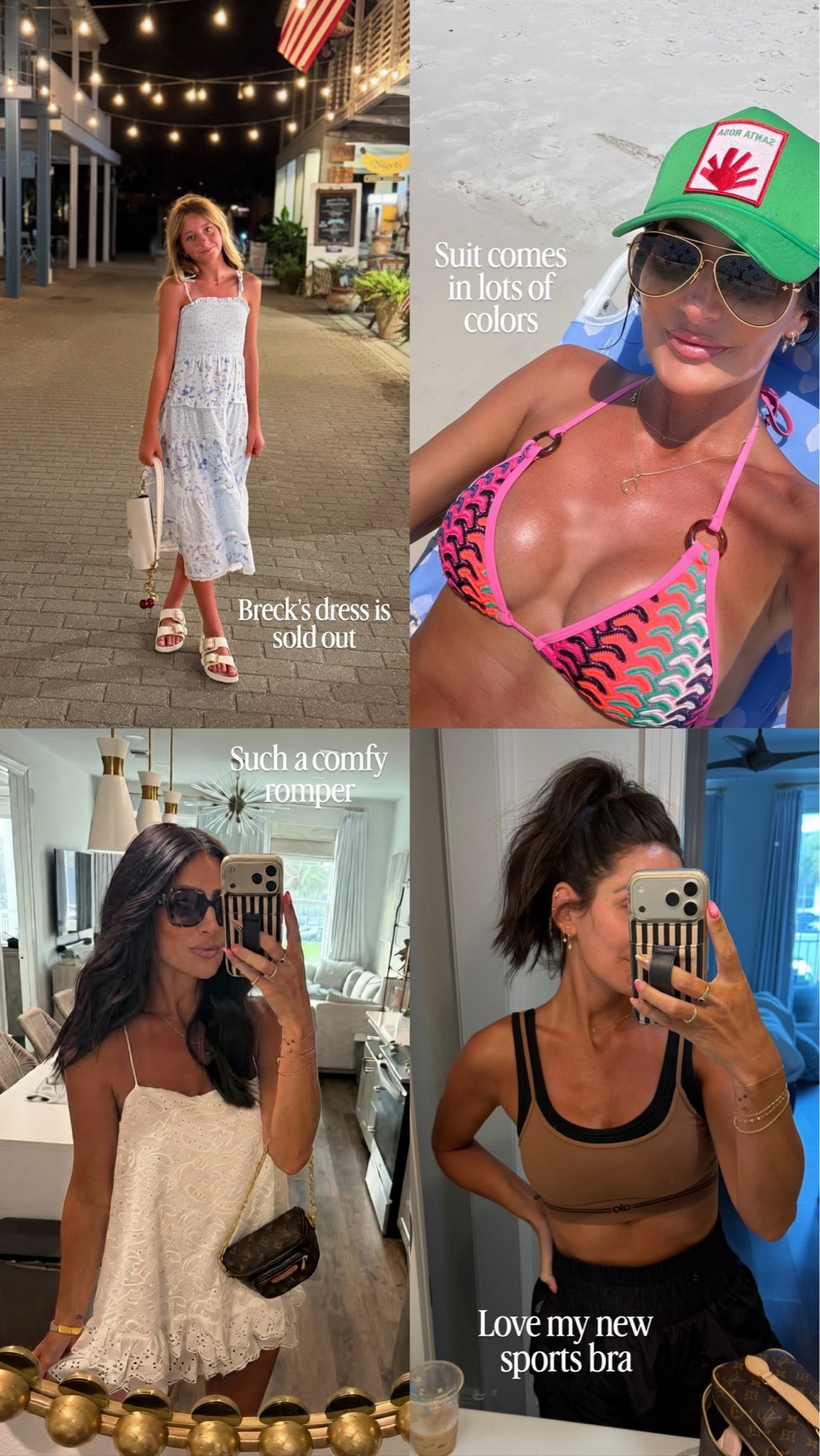 Links to some outfits from the week 
Small romper 
Medium bra 
Medium suit

#LTKootd