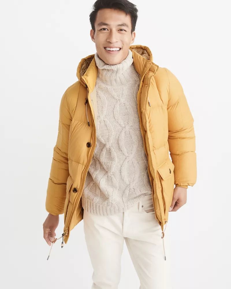 Down-Filled Puffer Coat | Abercrombie & Fitch US & UK