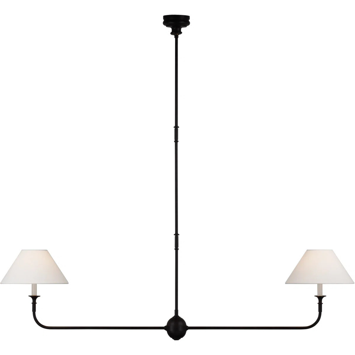 Thomas OBrien Piaf Large Two Light Linear Pendant | Wayfair North America