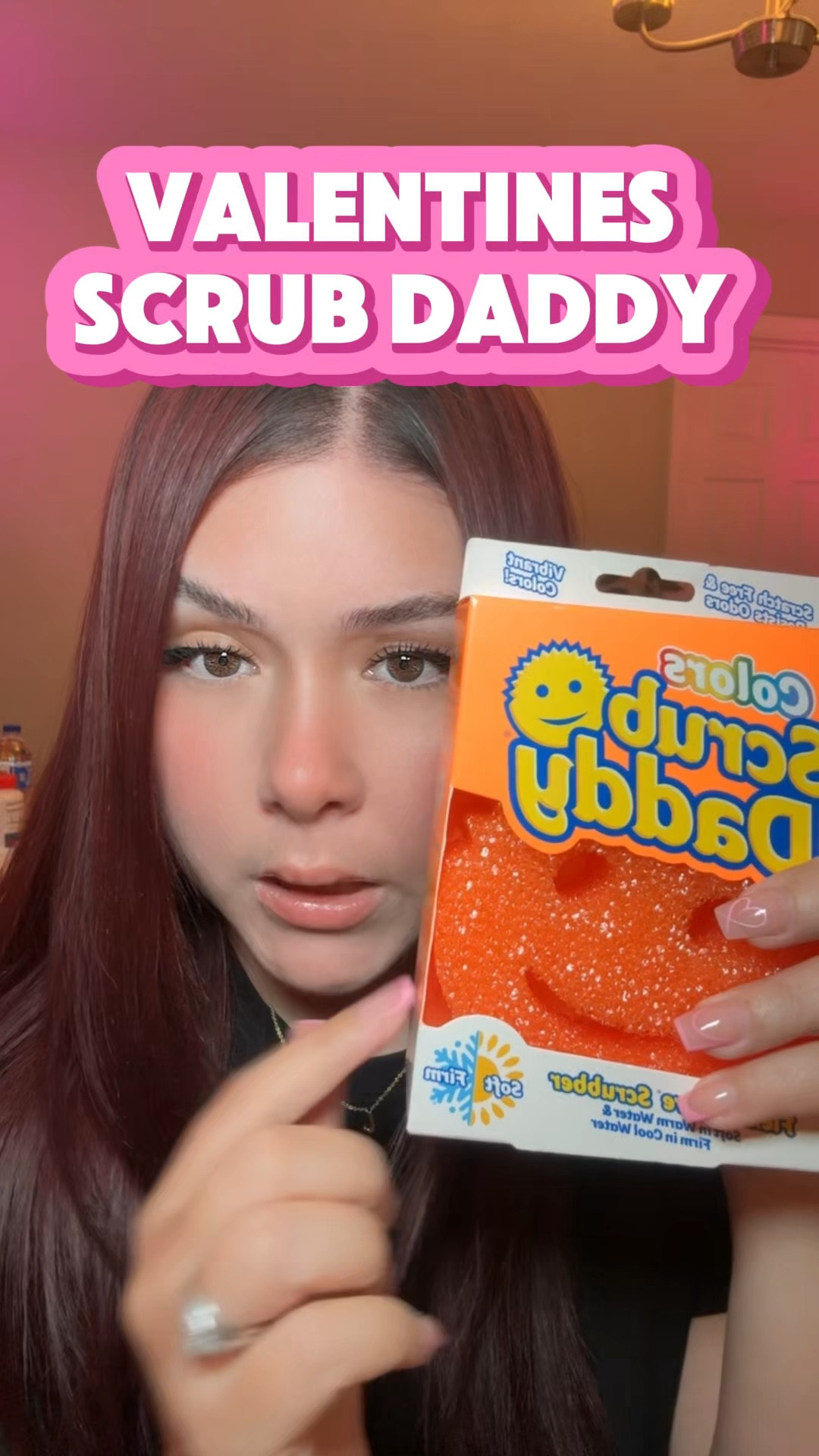 Valentine’s Day scrub mommy 