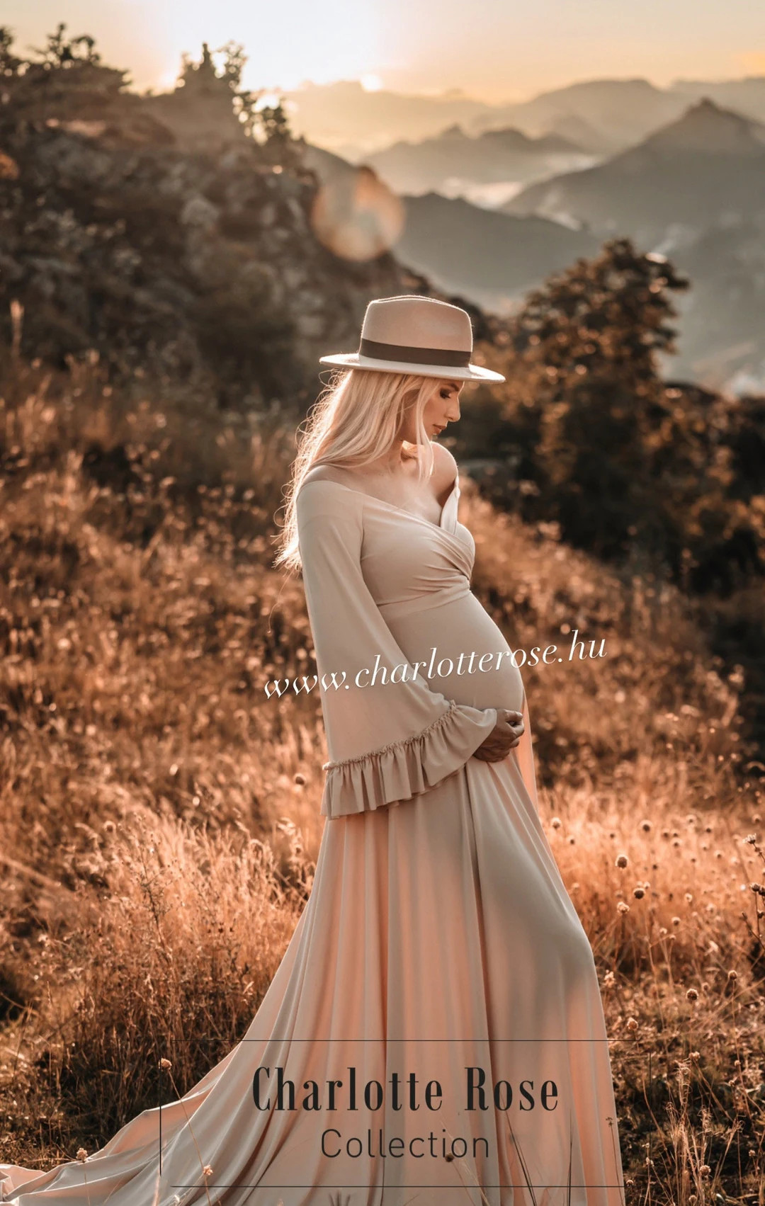 Fall Maternity Dress for Pictures, Almond Maternity Dress, Ruffled Sleeves Maternity, Long Train ... | Etsy (US)