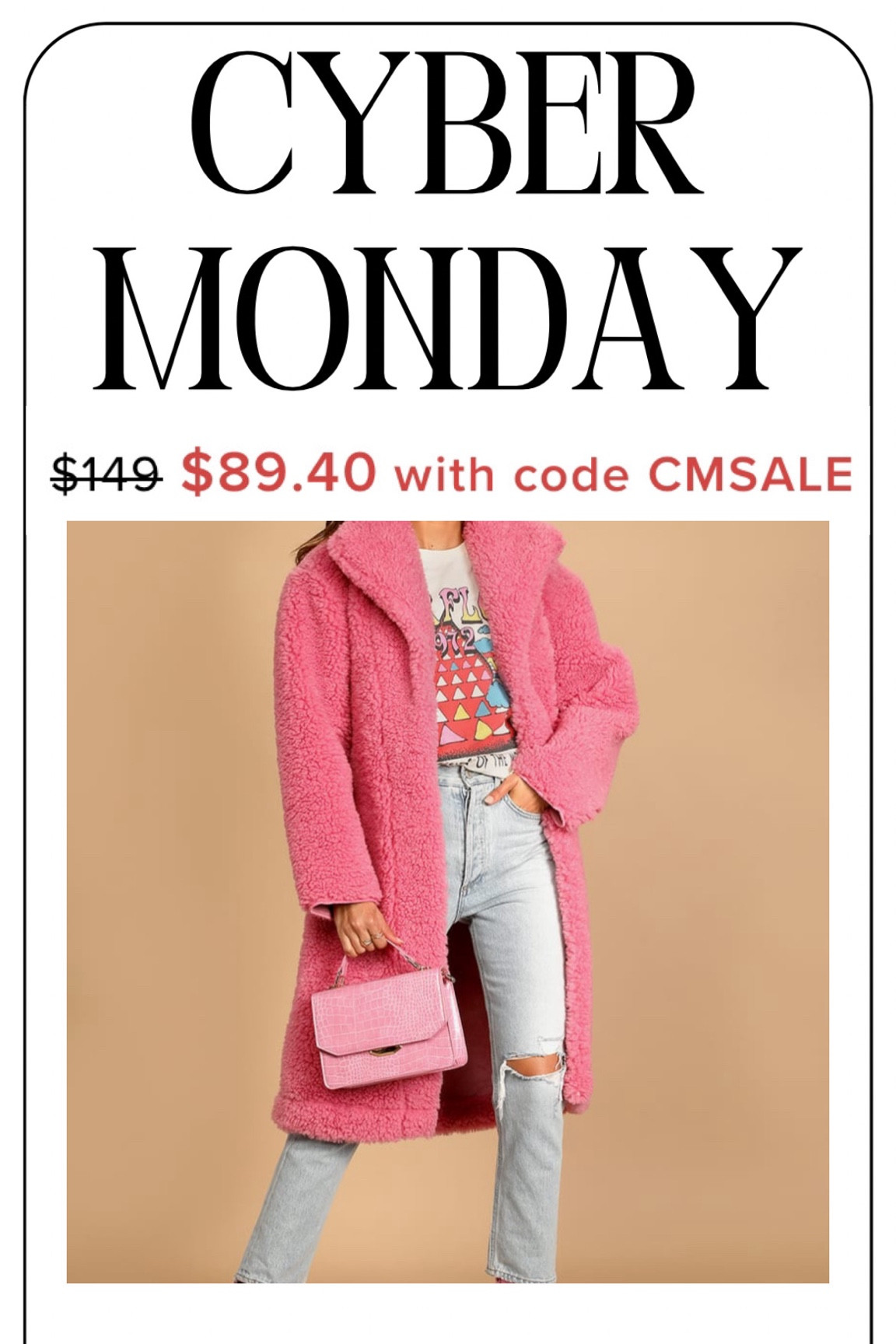 Faux fur coat 

#LTKSeasonal #LTKHoliday #LTKCyberWeek