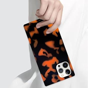 Omorro Compatible with Square iPhone 13 Pro Max Case for Women Girls Bling Glossy Leopard Case To... | Amazon (US)