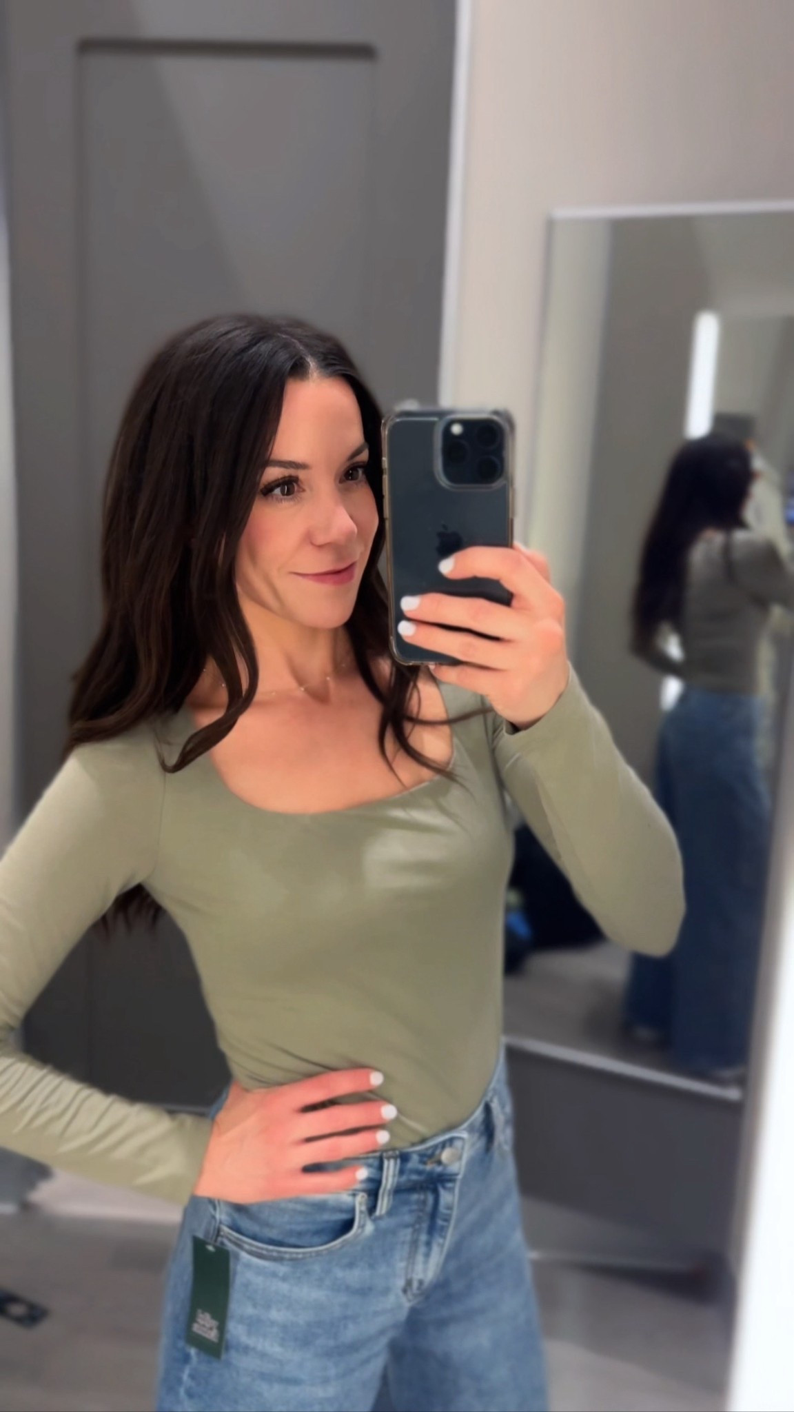 A great scoop neckline basic top! Love how this fits and the green color is a favorite right now. It has a comfy jersey t material too! 

#LTKmomlife #LTKSpringSale #LTKSeasonal