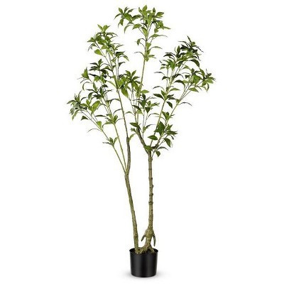 Artificial Tree - Faux 60" Potted Pieris Japonica Plant - FXP2013 - Green - Safavieh | Target