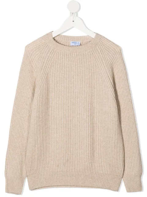 rib-knit crew neck jumper | Farfetch (RoW)