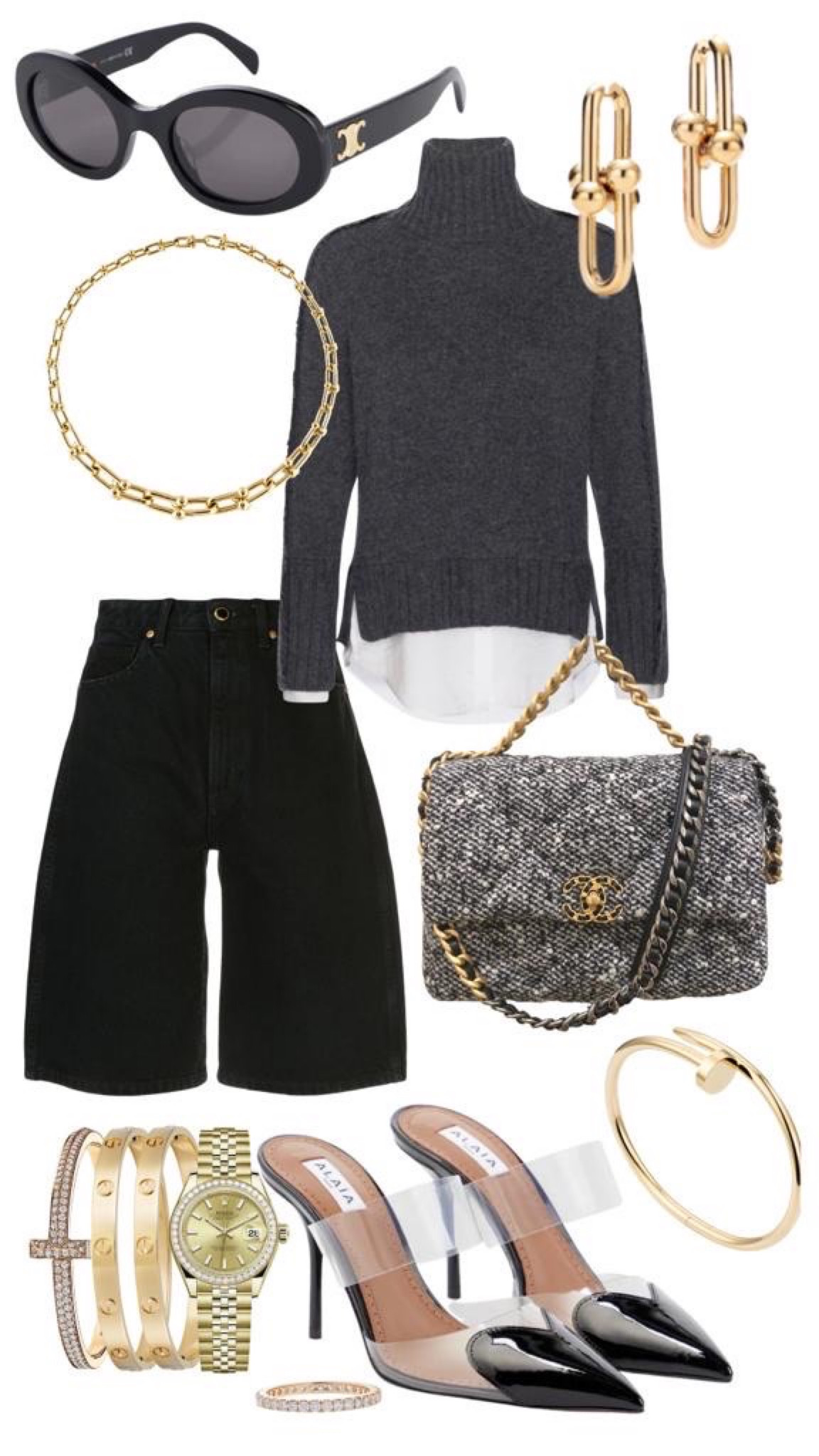 Spring transition outfit 🖤

Shorts, black shorts, grey sweater, neutral outfit, neutral spring outfit

#LTKSeasonal #LTKsalealert
