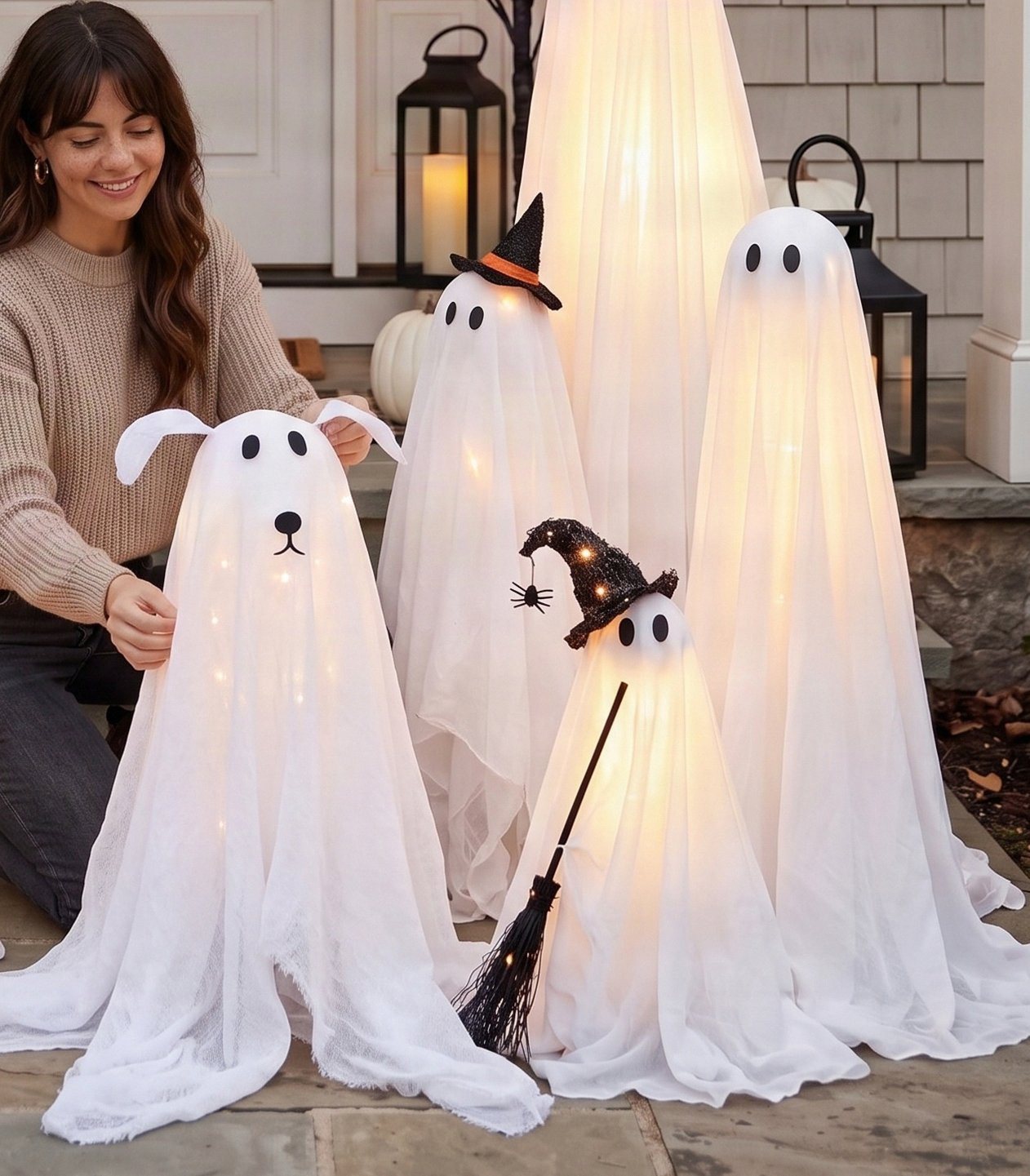 Light Up Ghost Dog 
BUY HERE: https://bit.ly/3V9HhY8

#halloweendecorations #halloweendecorating #HalloweenDecorIdeas #Halloween2026 #halloweenishere #CommissionsEarned 

 #LTKSeasonal #LTKHome #LTKSaleAlert