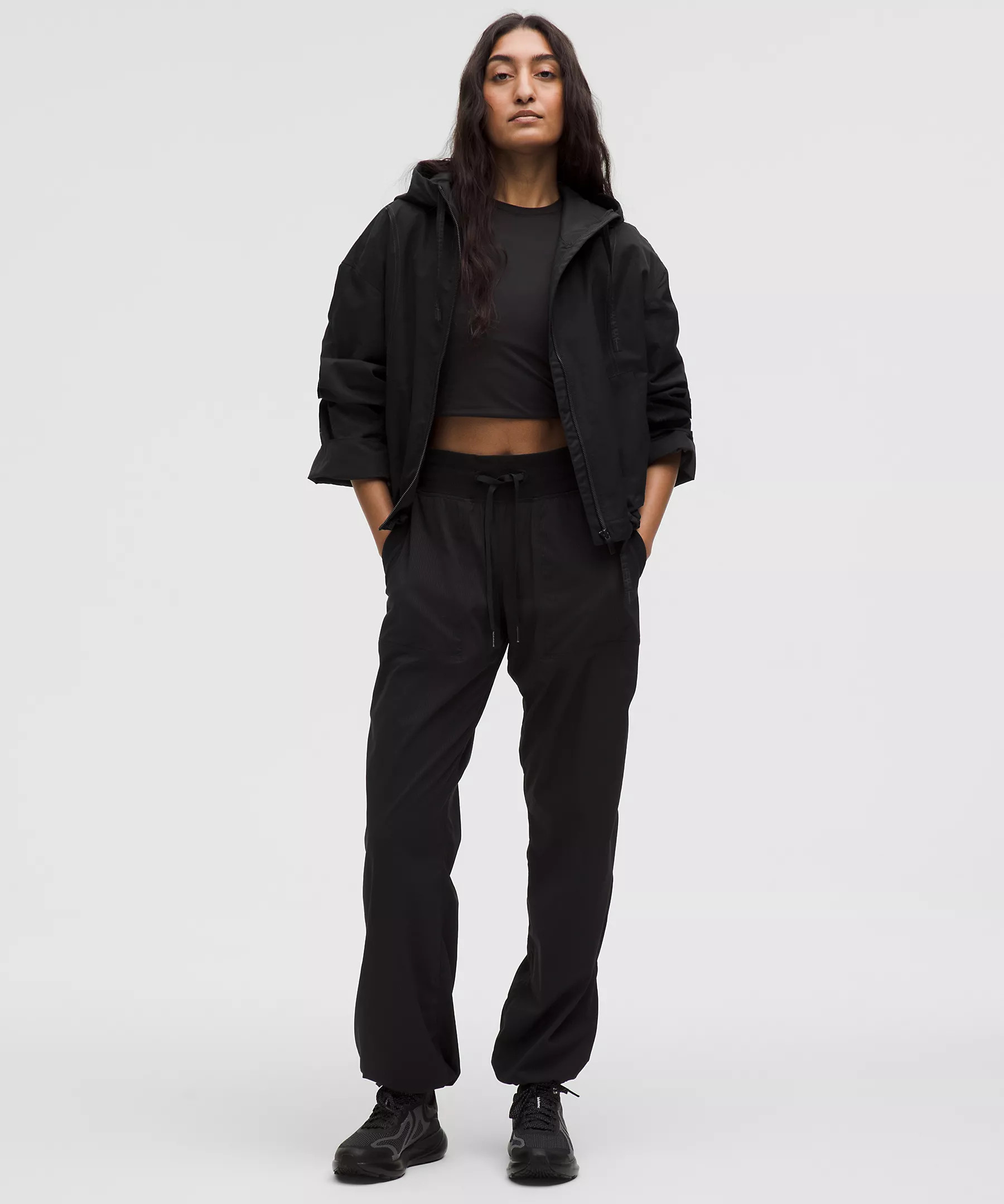 Water-Resistant Cropped Hooded Jacket | Lululemon (US)