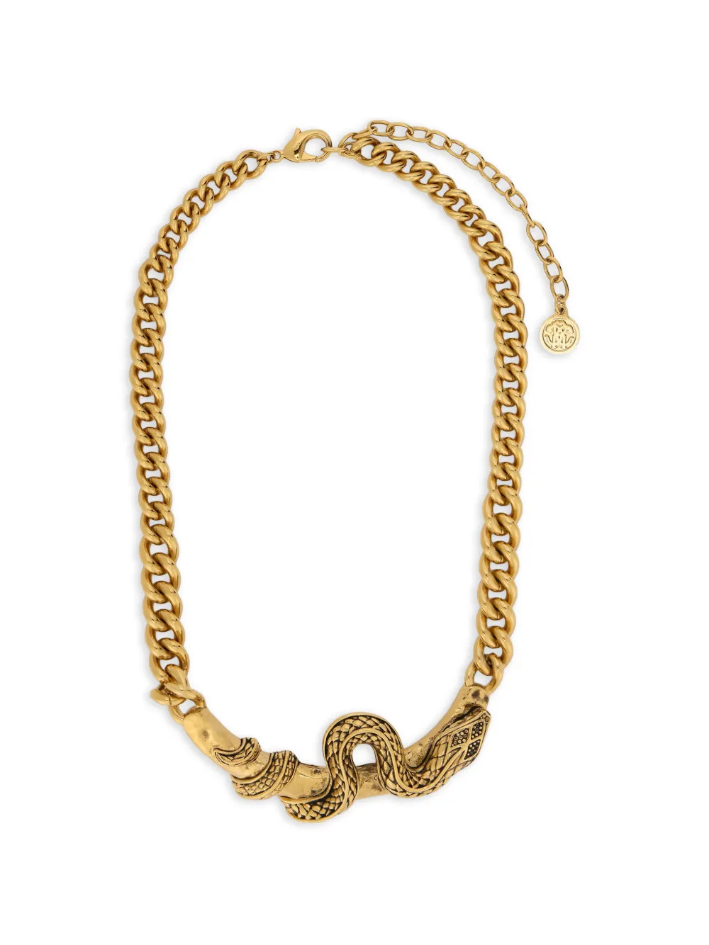 Roberto Cavalli Serpentine chain necklace - Gold | Farfetch Global