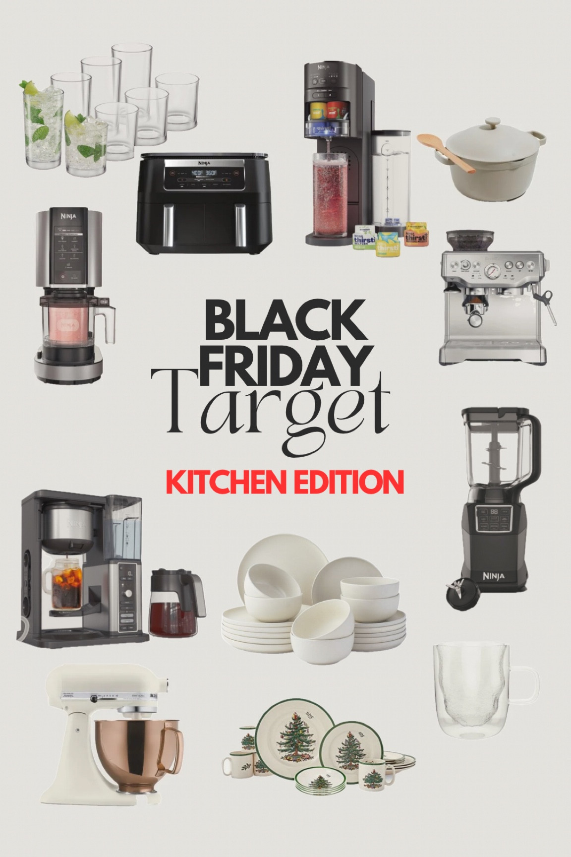 Black Friday Kitchen Appliance & Dish ware deals at Target! 

#LTKCyberWeek #LTKHoliday #LTKGiftGuide