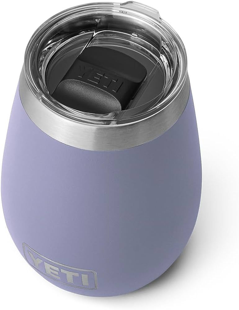 YETI Rambler 10 oz Wine Tumbler, Vacuum Insulated, Stainless Steel with MagSlider Lid | Amazon (US)