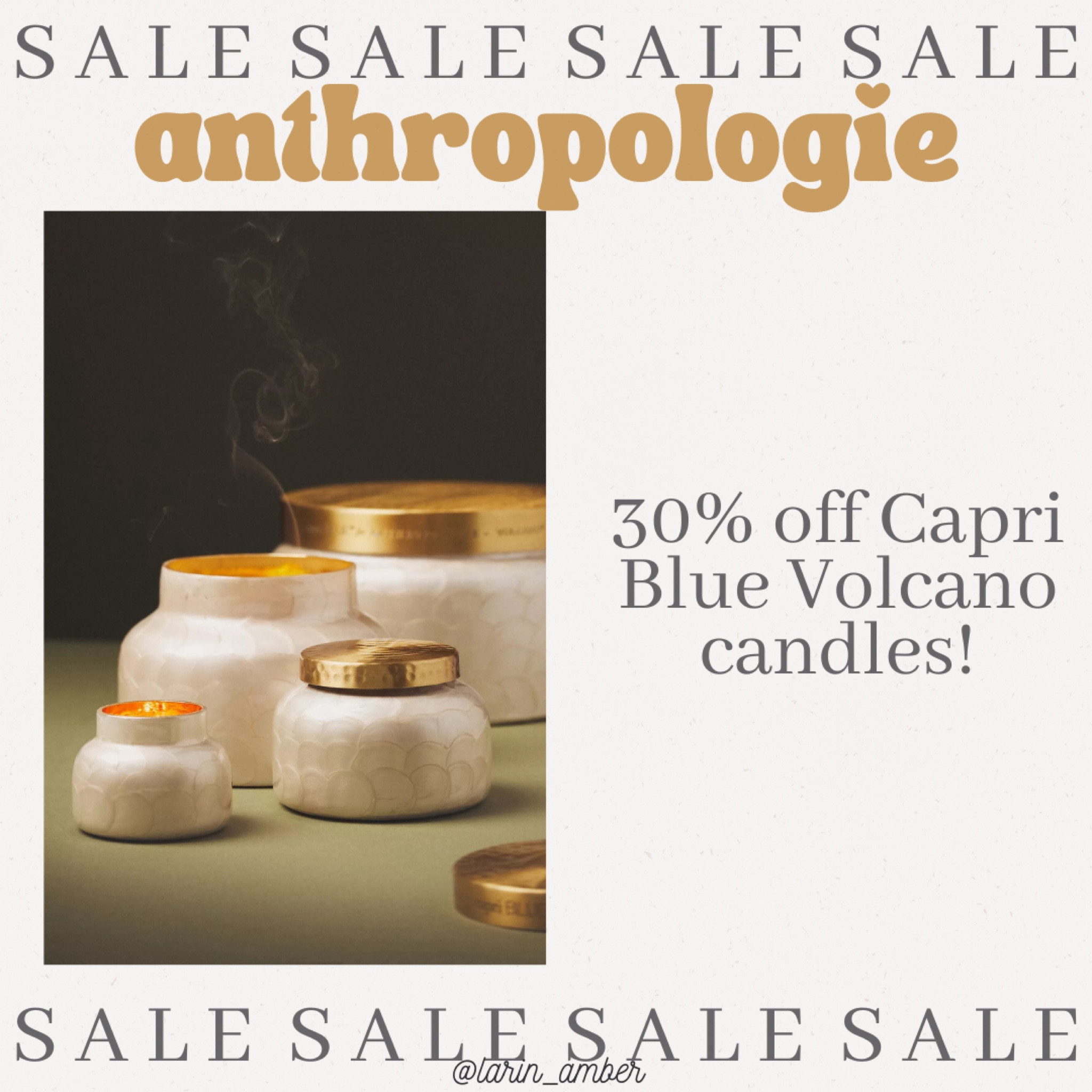 ANTHROPOLOGIE Cyber Week Sale! 30% off Capri Blue Volcano candles. The perfect gift for her! 

MIL gift / teacher gift / 



#LTKHoliday #LTKGiftGuide #LTKCyberWeek
