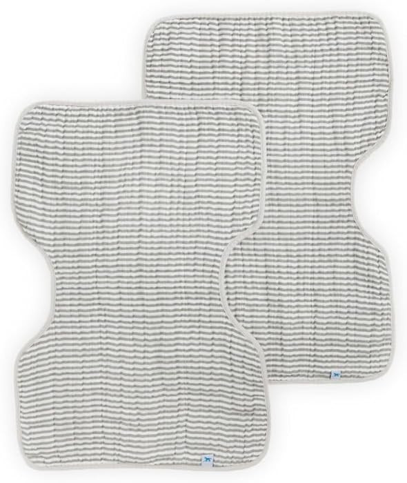 Little Unicorn Ultra-Absorbent Premium Burp Cloth 2 Pack | Soft on Baby's Skin | Larger Size | Er... | Amazon (US)