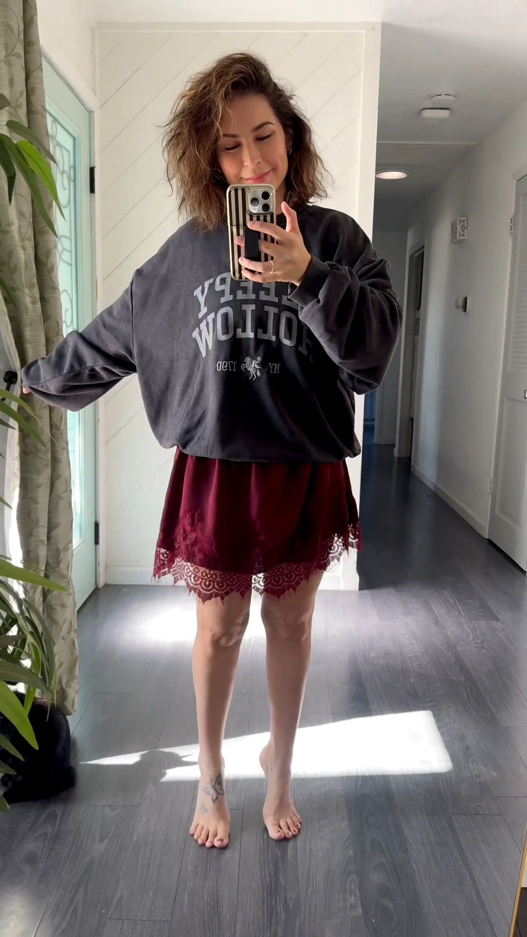 It’s Augtober and I’m here for it! I got my hands on this sweatshirt before it sells out wearing a size medium fits a little OS and the skort is size medium has a ton of stretch

#LTKgrwm #LTKootd #LTKSaleAlert