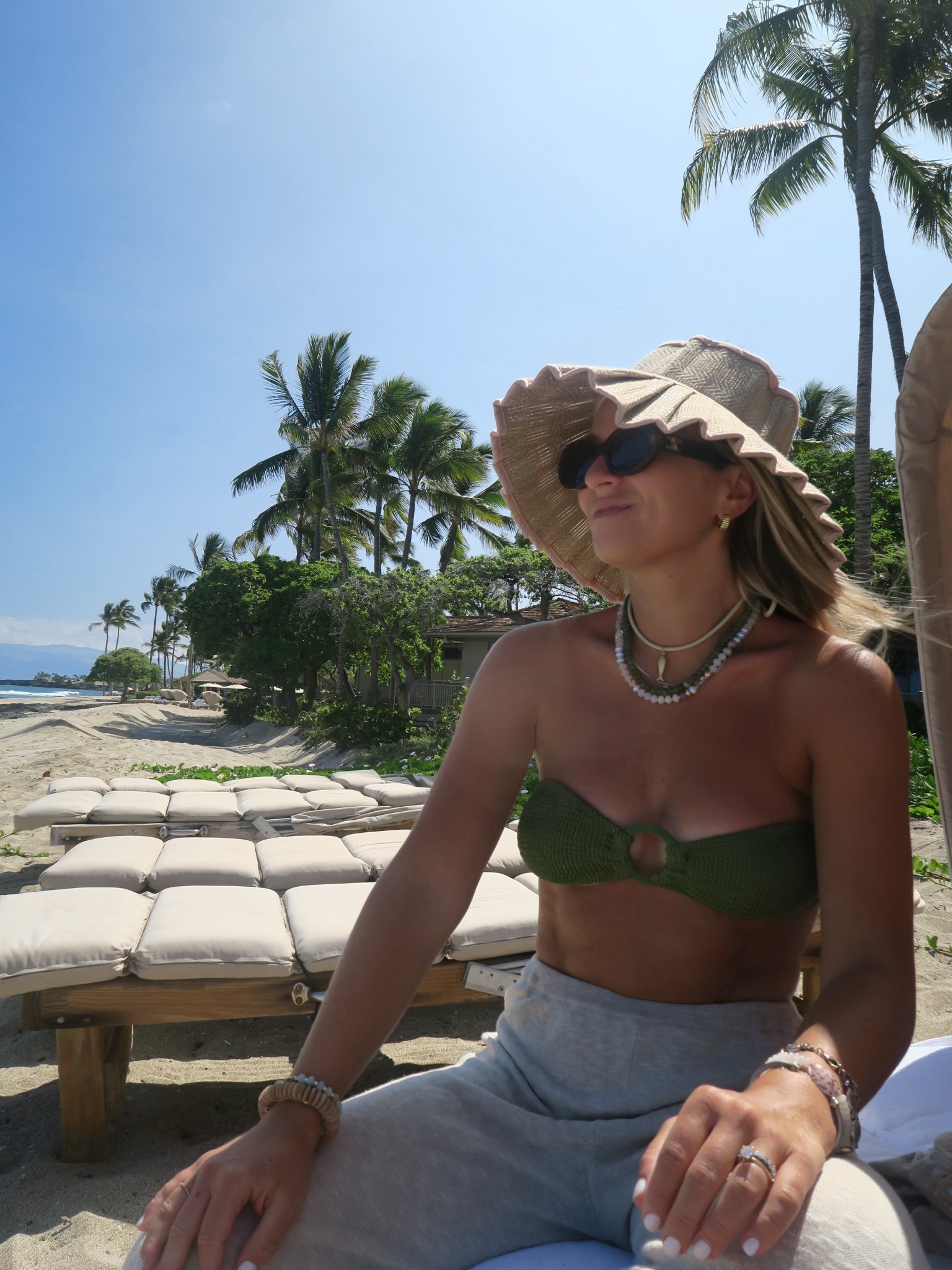 Beach look in Hawaii 💚 the exact cord necklace I got from HART is out of stock but linked a similar pretty one!

#LTKWedding #LTKSwim