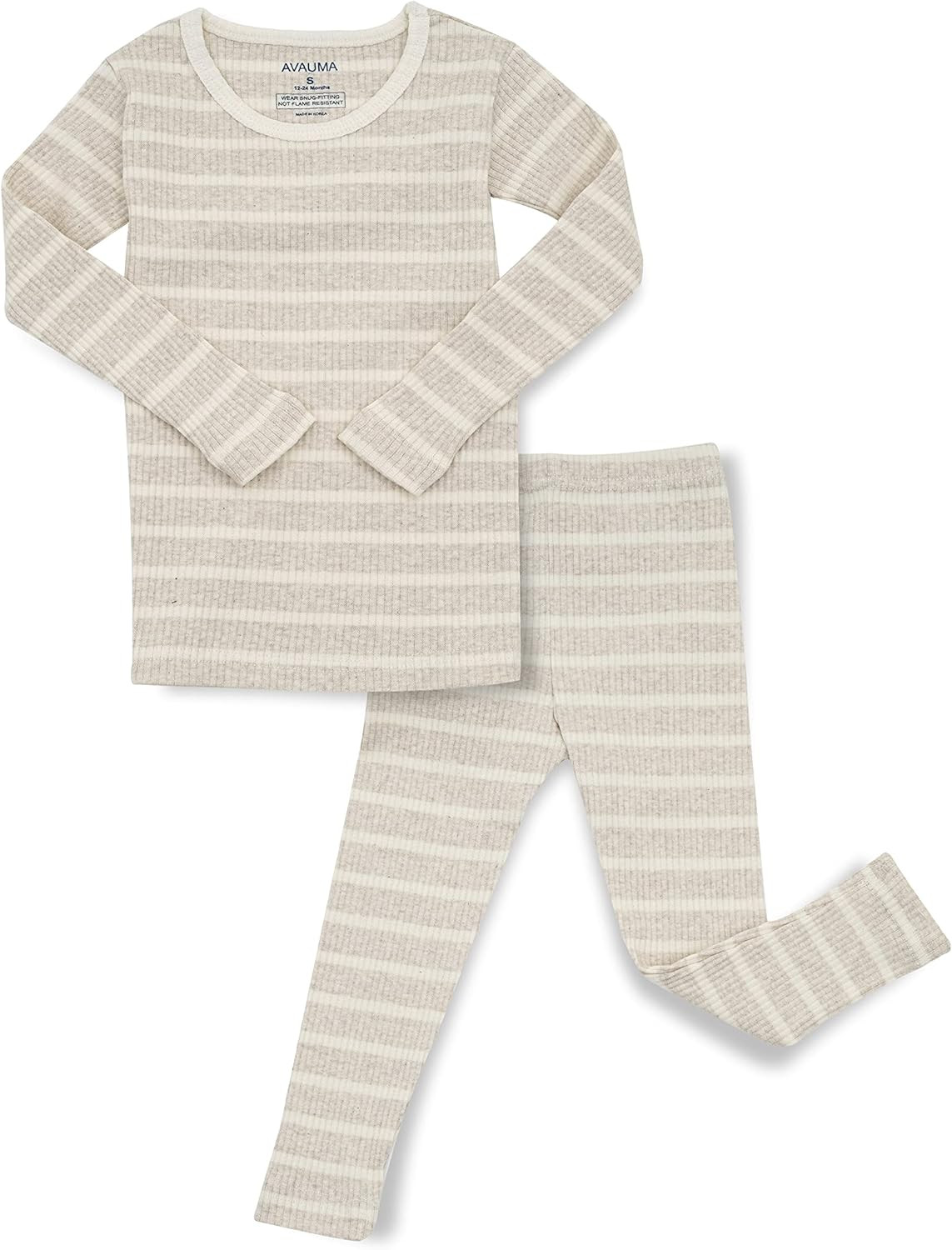 AVAUMA Baby Boys Girls Pajama Set 6M-7T Kids Cute Toddler Snug fit Pjs Cotton Sleepwear | Amazon (US)