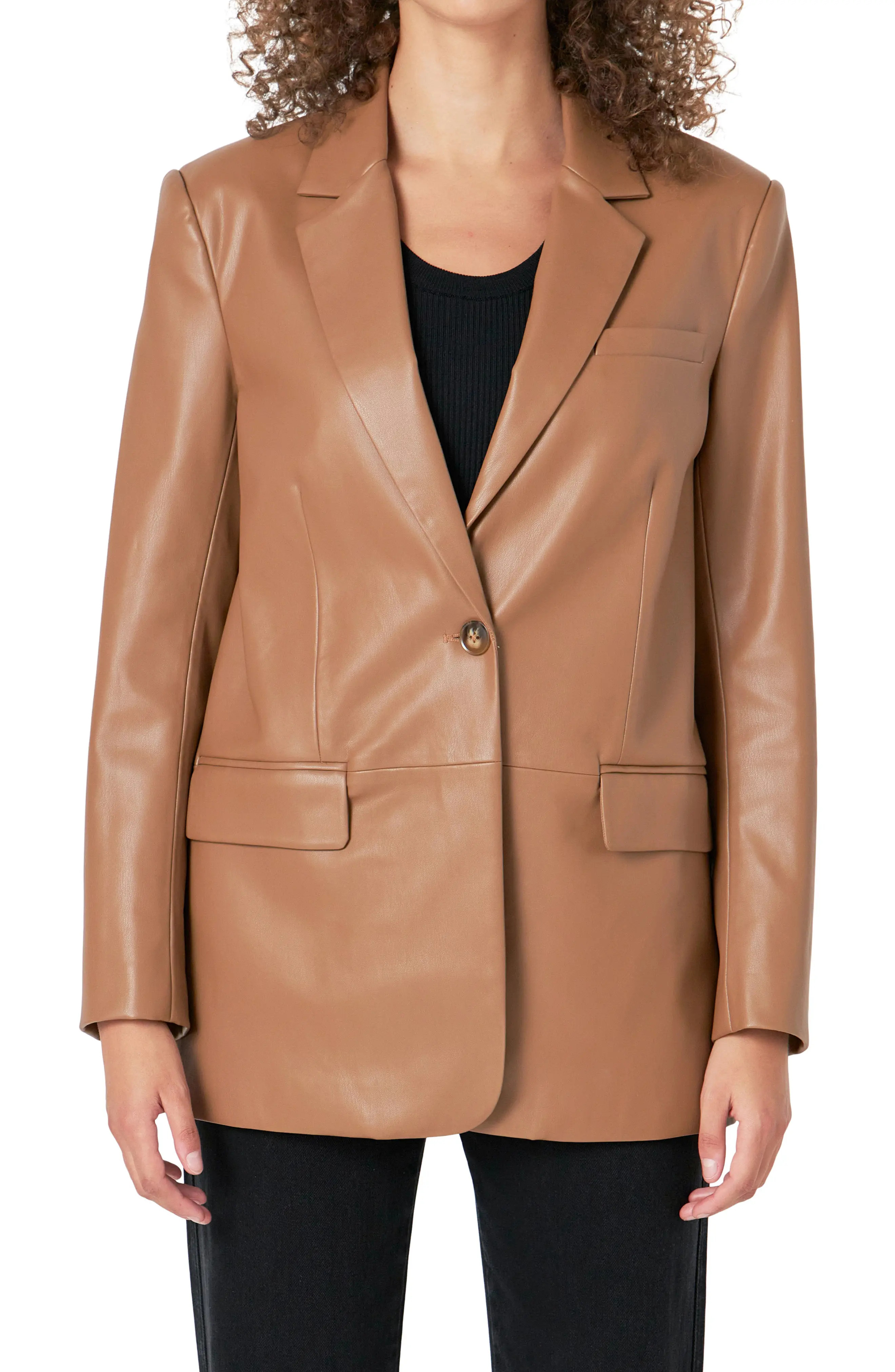 Endless Rose Faux Leather Blazer (Women) | Nordstromrack | Nordstrom Rack