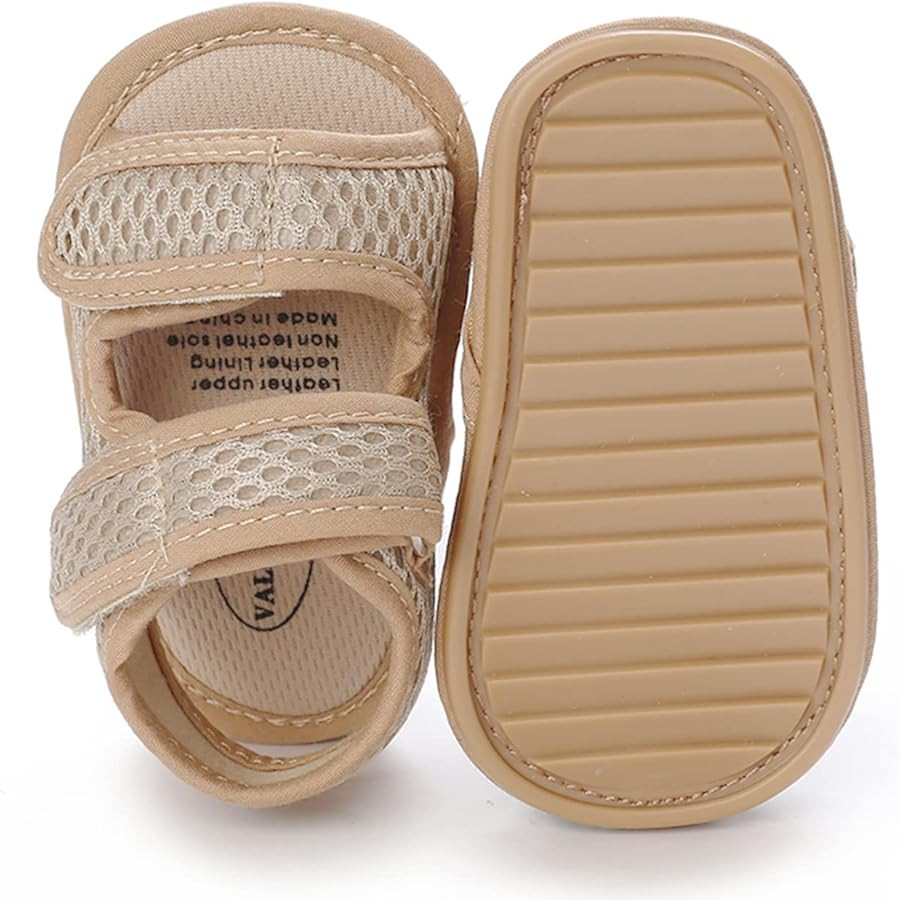 E-FAK Baby Boys Girls Summer Sandals Outdoor Beach Anti-Slip Rubber Soft Sole Newborn Toddler Fir... | Amazon (US)