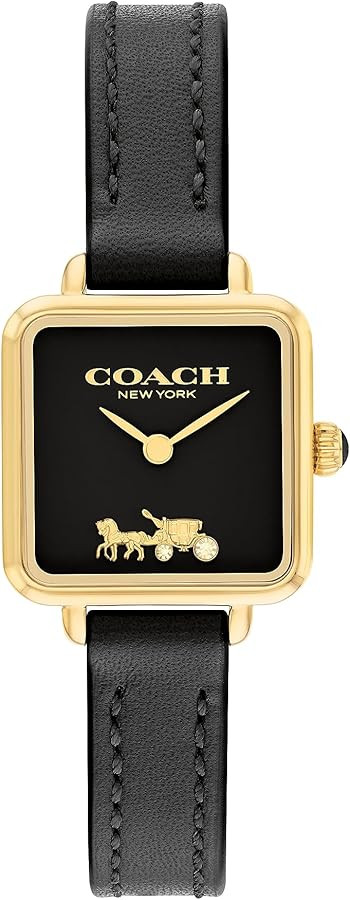 COACH Cass Women's Watch, Modern Square Elegance, A Stylish Wristwatch for Everyday Fashion, Wate... | Amazon (US)
