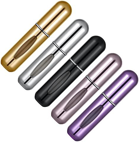 Portable Mini Refillable Perfume Atomizer Bottle Atomizer Travel Size Spray Bottles Accessories 5... | Amazon (US)