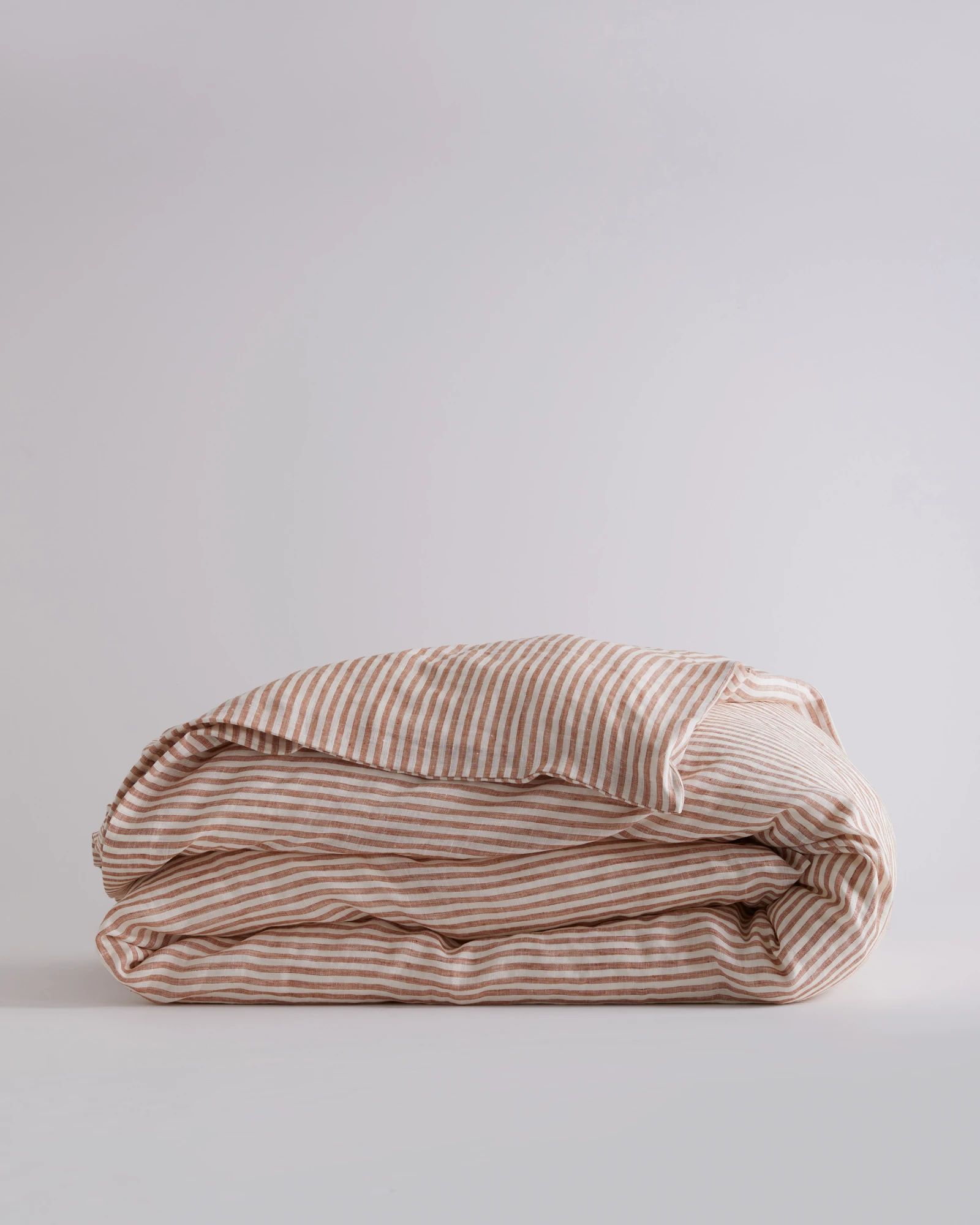European Linen Stripe Duvet Cover | Quince