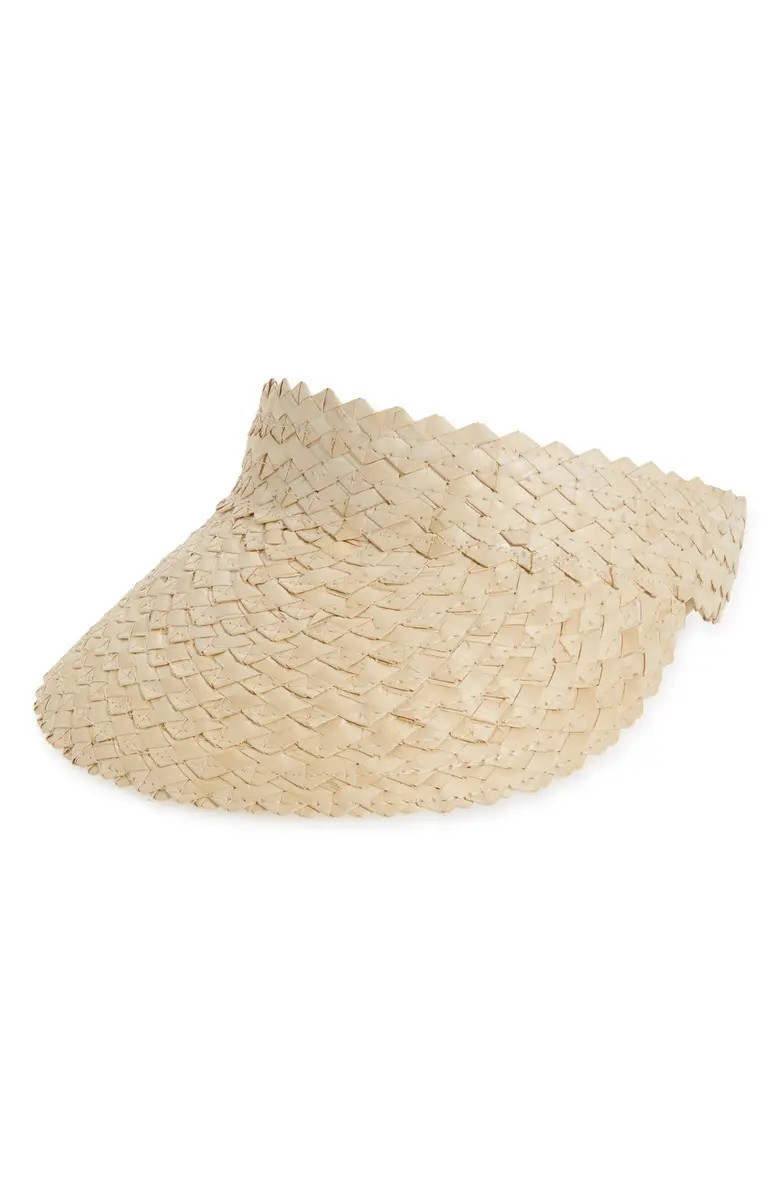 Woven Paper Straw Visor | Nordstrom