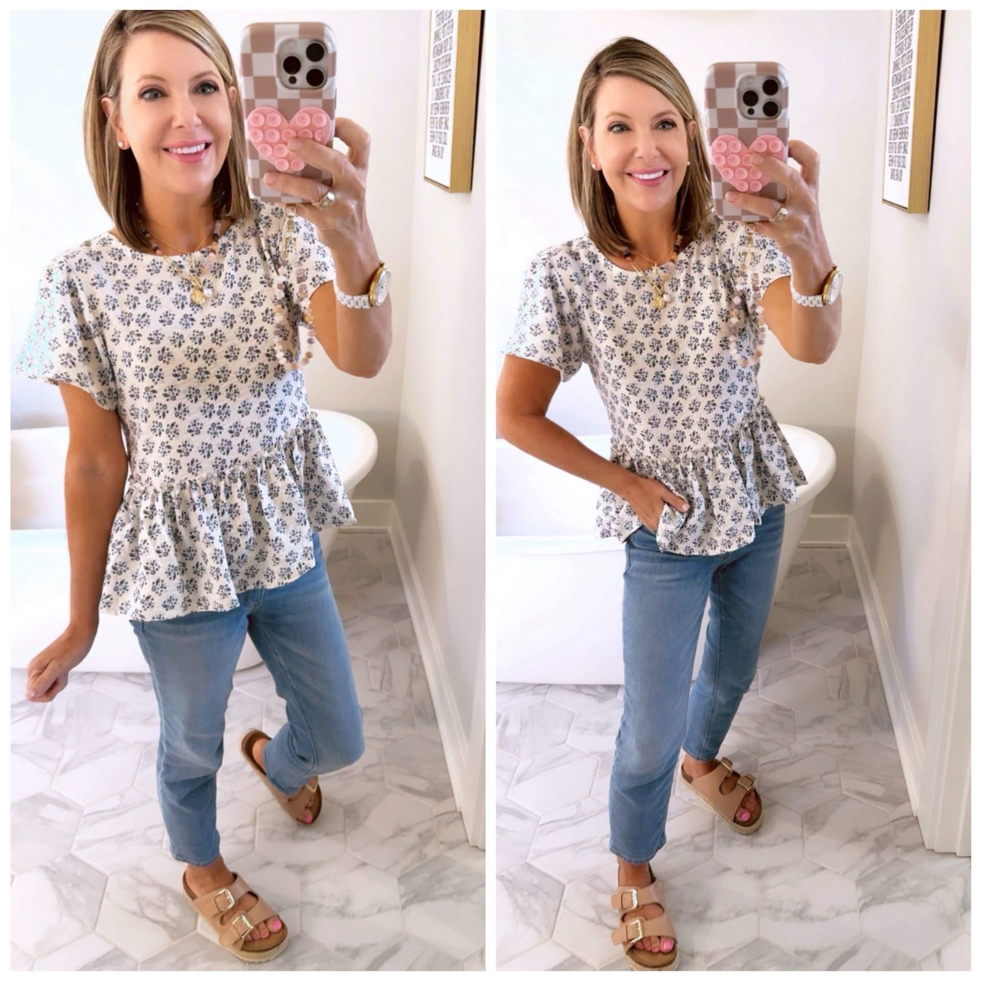 Happy Tuesday! Have any fun plans? 

I noticed my fun peplum top is on sale! It’s light and breezy! 

Dropping 🔗👇 to shop

#LTKootd #LTKSaleAlert #LTKSeasonal