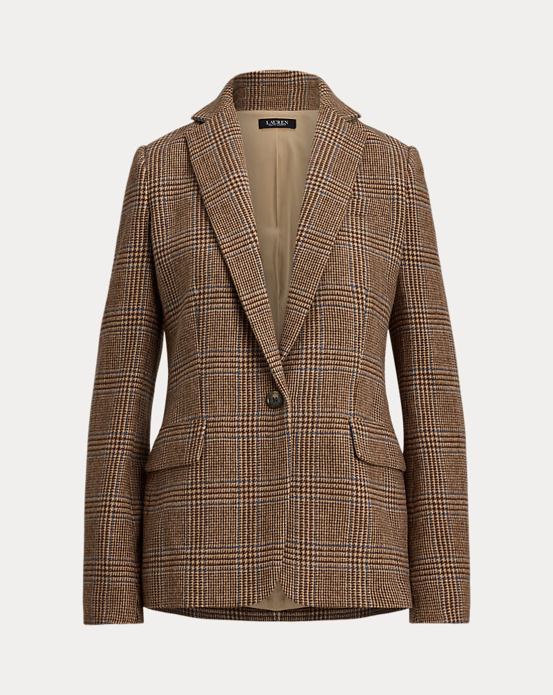 Glencheck-Twillblazer aus Wollmischung | Ralph Lauren (DE & AT)