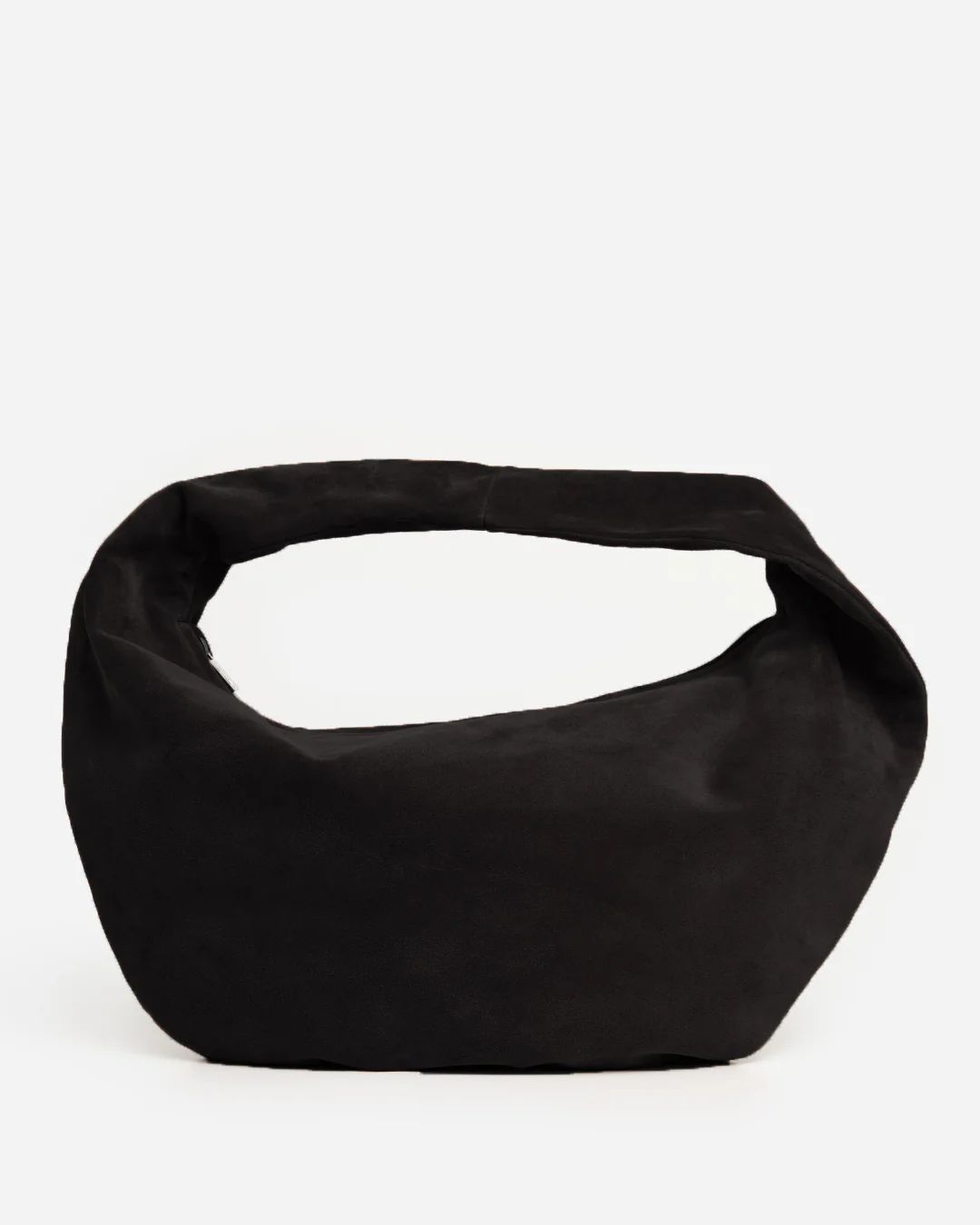 Alva Shoulder Bag Suede Black | Flattered