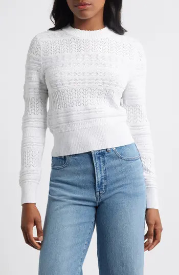 Madewell Cotton Crewneck Sweater | Nordstrom | Nordstrom