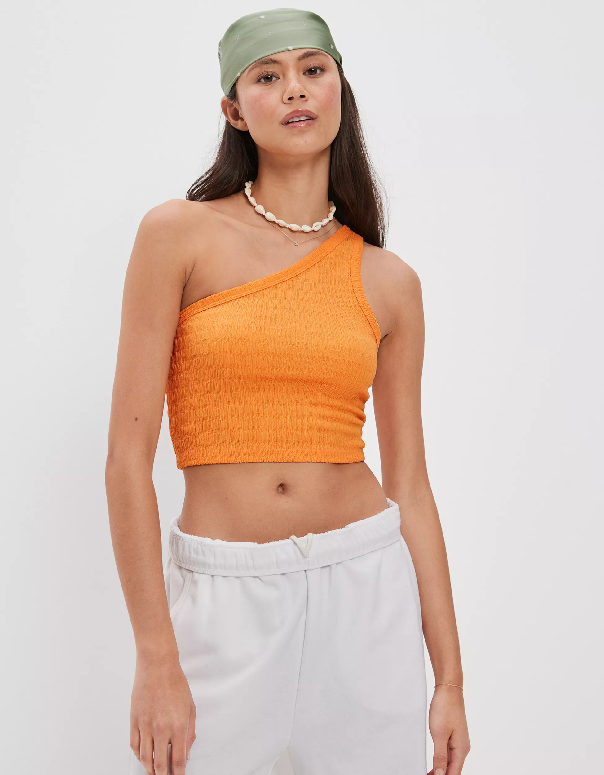 AE One-Shoulder Tank Top | American Eagle Outfitters (US & CA)