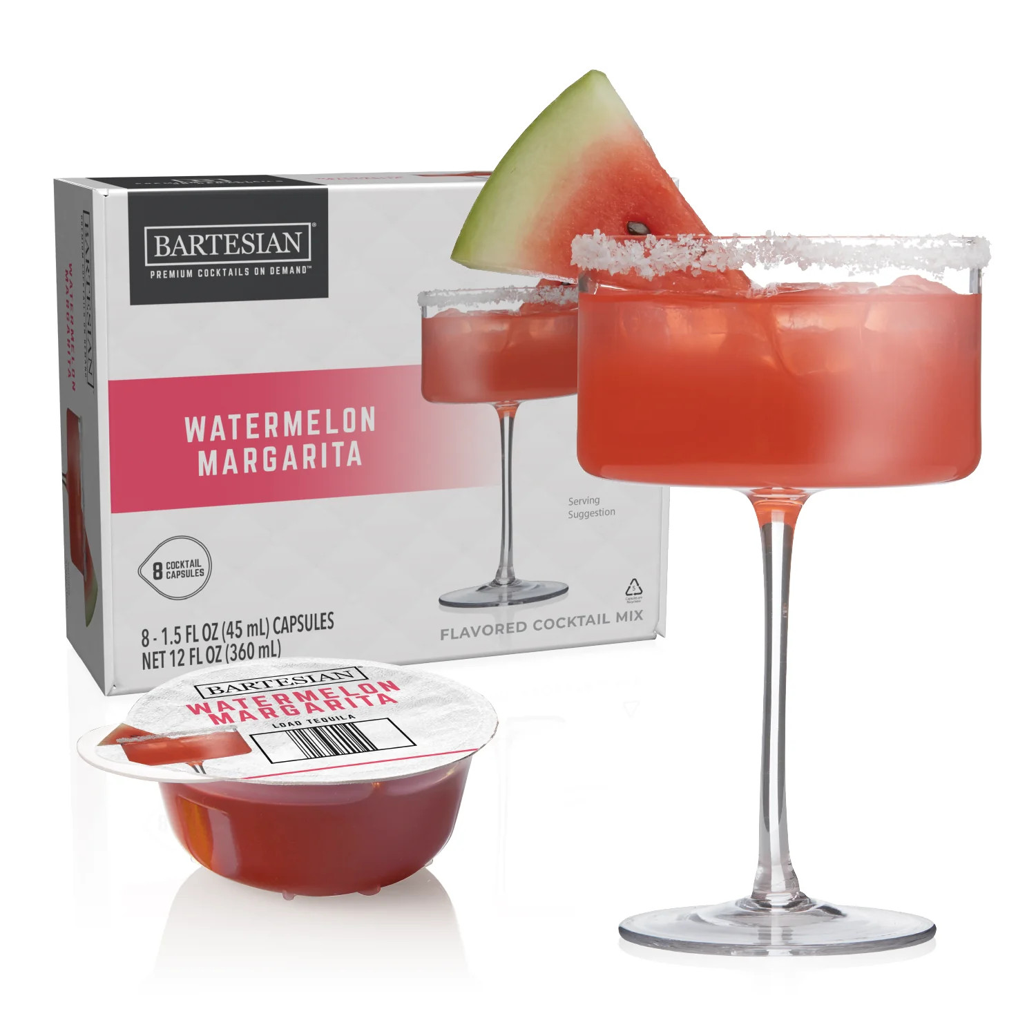 Watermelon Margarita - Margarita Cocktails On Demand | Bartesian