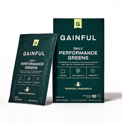 Gainful Performance Greens Stick Packs - Tropical Pineapple - 10ct | Target