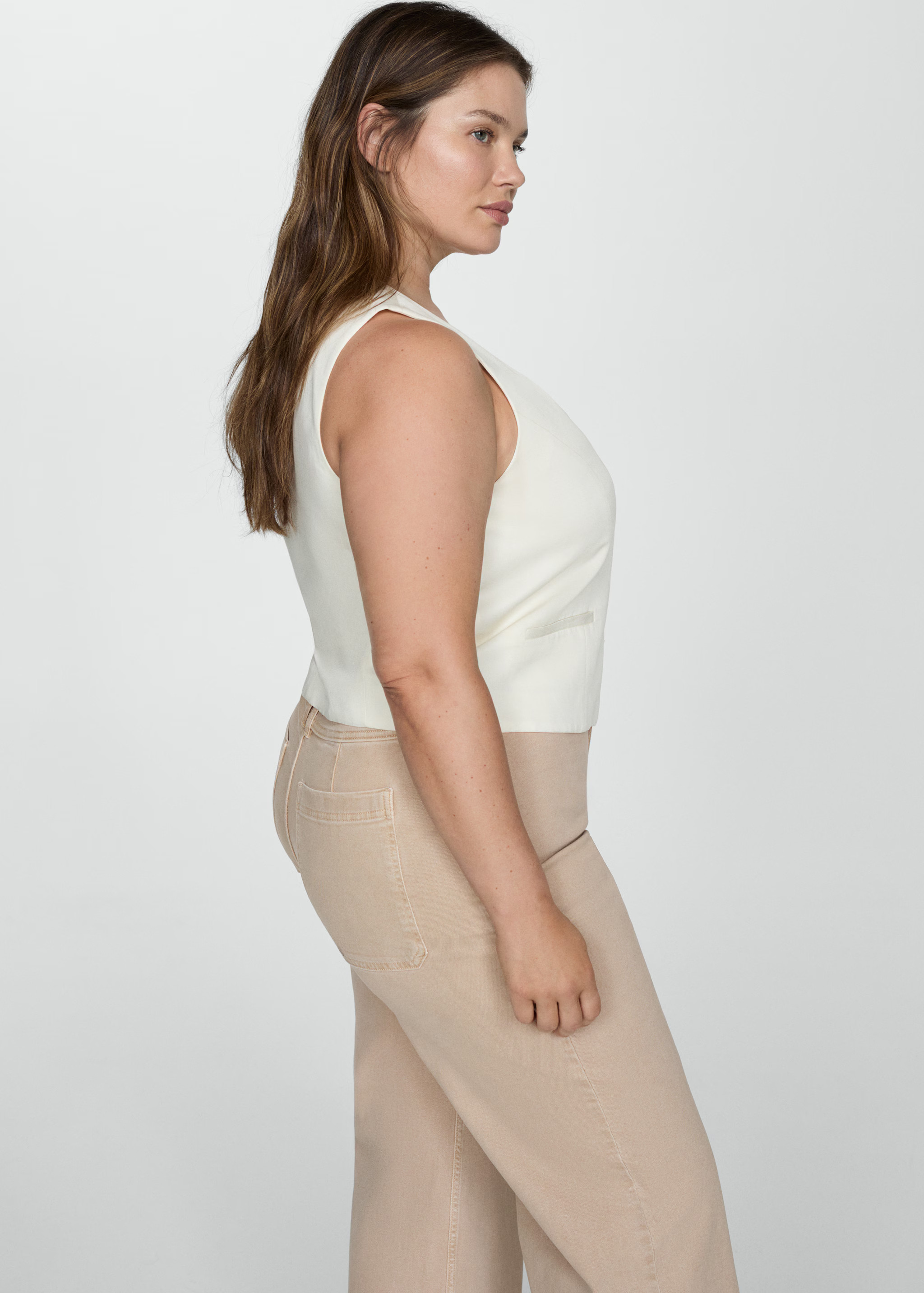 Catherin culotte high-rise jeans - Women | MANGO USA | MANGO (US)