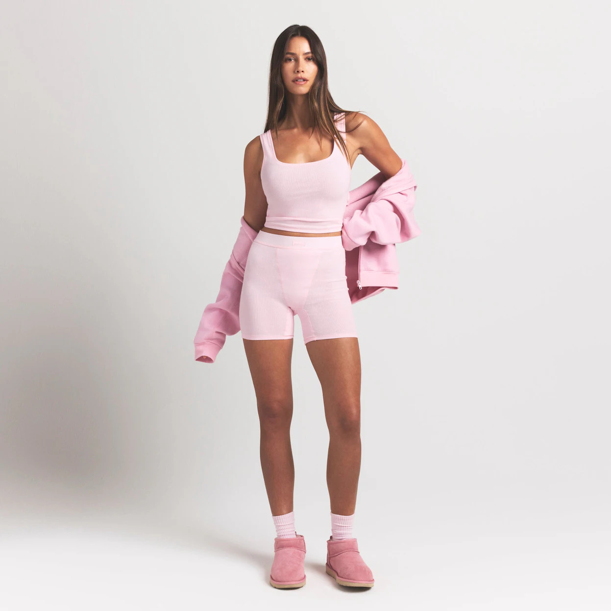 COTTON RIB BOXER | CHERRY BLOSSOM | SKIMS | SKIMS (US)