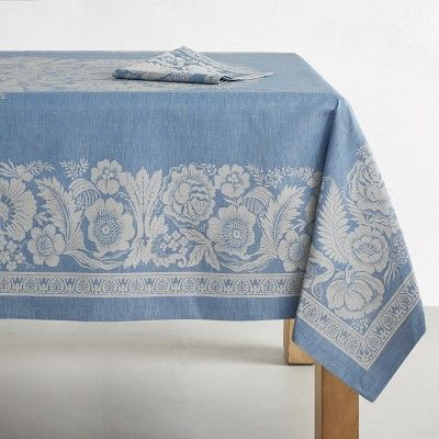 Vintage Floral Jacquard Tablecloth | Williams-Sonoma